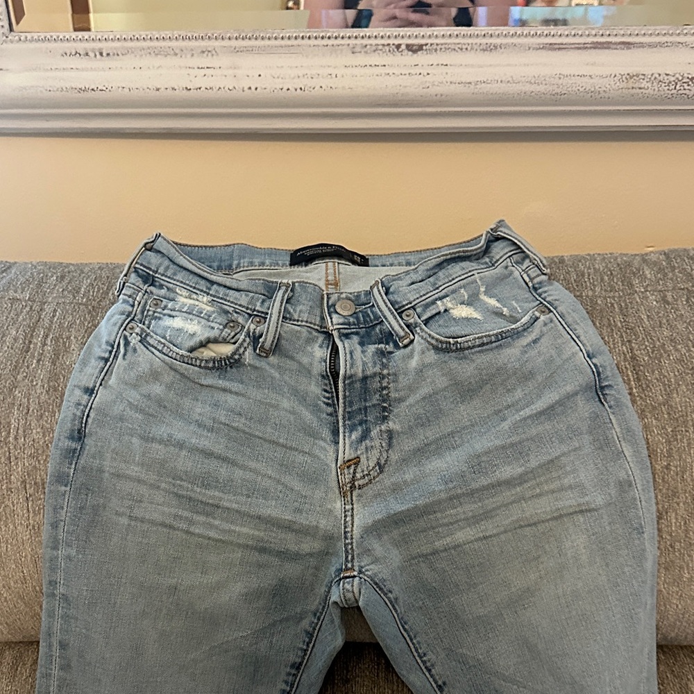 Abercrombie & Fitch Light Blue Skinny Jeans